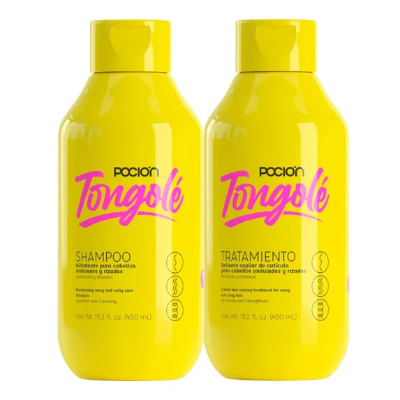 Pocion Tongole Shampoo para Rizos y Tratamiento de Rizos 450ml