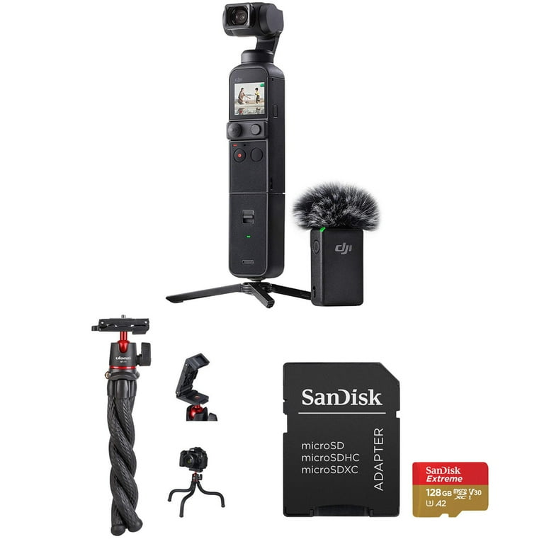 djipocket2 CREATOR COMBO、microSD 128GB DJI Pocket 2 Handheld Gimbal Camera Creator Combo, Vlogging