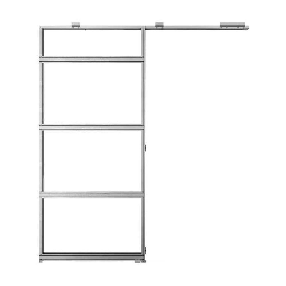 Pocket 30 in. x 80 in. Steel Single Pocket Door Frame System