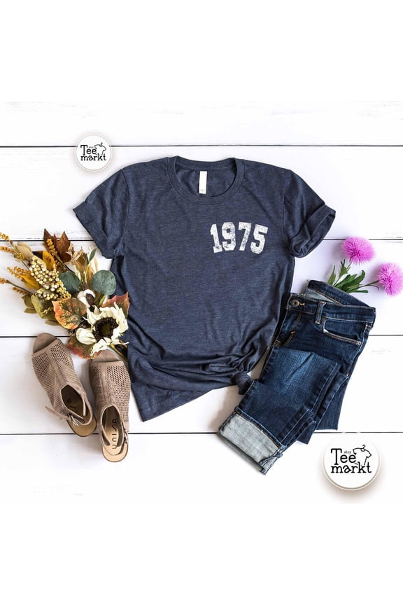 Pocket 50Th Birthday Shirt / 1975 Sweatshirt / Fifty Years Old / Women 50Th Birthday Shirt / Men 50Th Birthday / Vintage 1975 T-Shirt SWEATSHIRT All Size S-5XL