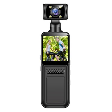 Pocket Action Camera Sports Camcorder Camera 180 Degree Rotation Mount Recording Portable Outdoor Video Recorder