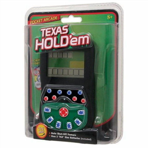 Pocket Arcade Miles Kimball Handheld Texas Hold Em Game