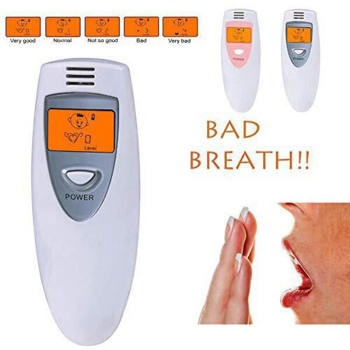 Pocket Bad Breath Tester Odor Detector Health Care Gadgets Breathalyzer