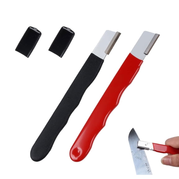 Pocket Blade Sharpener, Garden Tool Sharpener for Pruning Shears Knives Scissors 2 PCS
