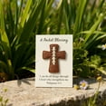 thumbnail image 1 of Pocket Blessing Baseball Cross Edition - Compact Religious Faith Accessory, Adorable Baseball-Themed Cross Charm Pendant, Perfect Pocket-Sized Blessing Gift for Christians & Baseball Fans, B, 1 of 3