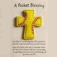 thumbnail image 1 of A Pocket Blessing, Baseball Football Softball Cross Edition, Handmade Pocket-Sized Cross Gift for Christian Athletes, Inspirational Token for Teams & Youth Group Encouragement Decor (Softball), 1 of 4