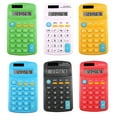thumbnail image 1 of Pocket Calculator Fast Response Accounting Tool LED Large Screen Big Button Business 8-Digit Mini Calculator for Office,Green, 1 of 8