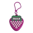 thumbnail image 1 of Pocket Calculator Key Ring Tiny Strawberry Shape Calculator Small Portable Mini Electronic Calculator For Home Students School Supplies, 1 of 5