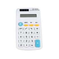 Pocket Calculator - Solar and Battery Powered, 8-Digit Display, Perfect for Students and Kids