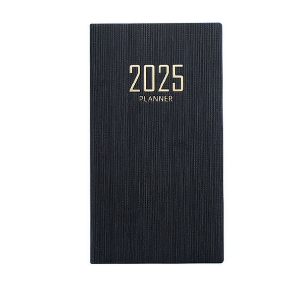 Pocket Calendar 2025 Planner A6 Daily Planner 2025 Notebook Calendars, Planners & Organizers 2025 Planner Weekly and Monthly Textured Cover 120 Pages