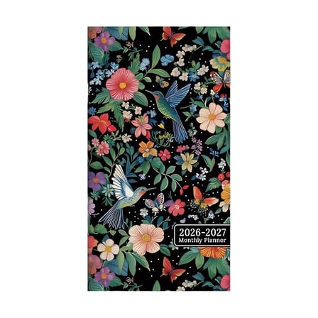 Pocket Calendar 2026 - 2027 for Purse,One Year Monthly Planner Pocket Size, Jan 2026 to Dec 2026 Monthly Planner Small Size (6.5" x 3.5")