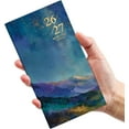 thumbnail image 1 of Pocket Calendar 2026-2027 for Purse, Two Year Monthly Planner Pocket Size, Jan 2026 to Dec 2027 Monthly Planner Small Size (6.5" x 3.5") - Starlit Peaks, 1 of 7