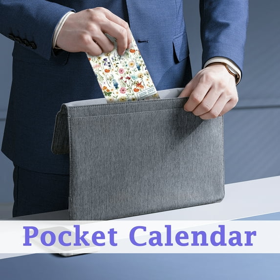 Pocket Calendar 2026-2027 for Adults Monthly Planner from January 2026 ...