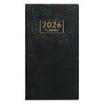 thumbnail image 1 of Pocket Calendar 2026 Small Planner, Mini Weekly and Monthly Planner Pocket Size for Purse, Leather Small Daily Calendar Book for Organizing & Planning (1Pcs) Black1, 1 of 9