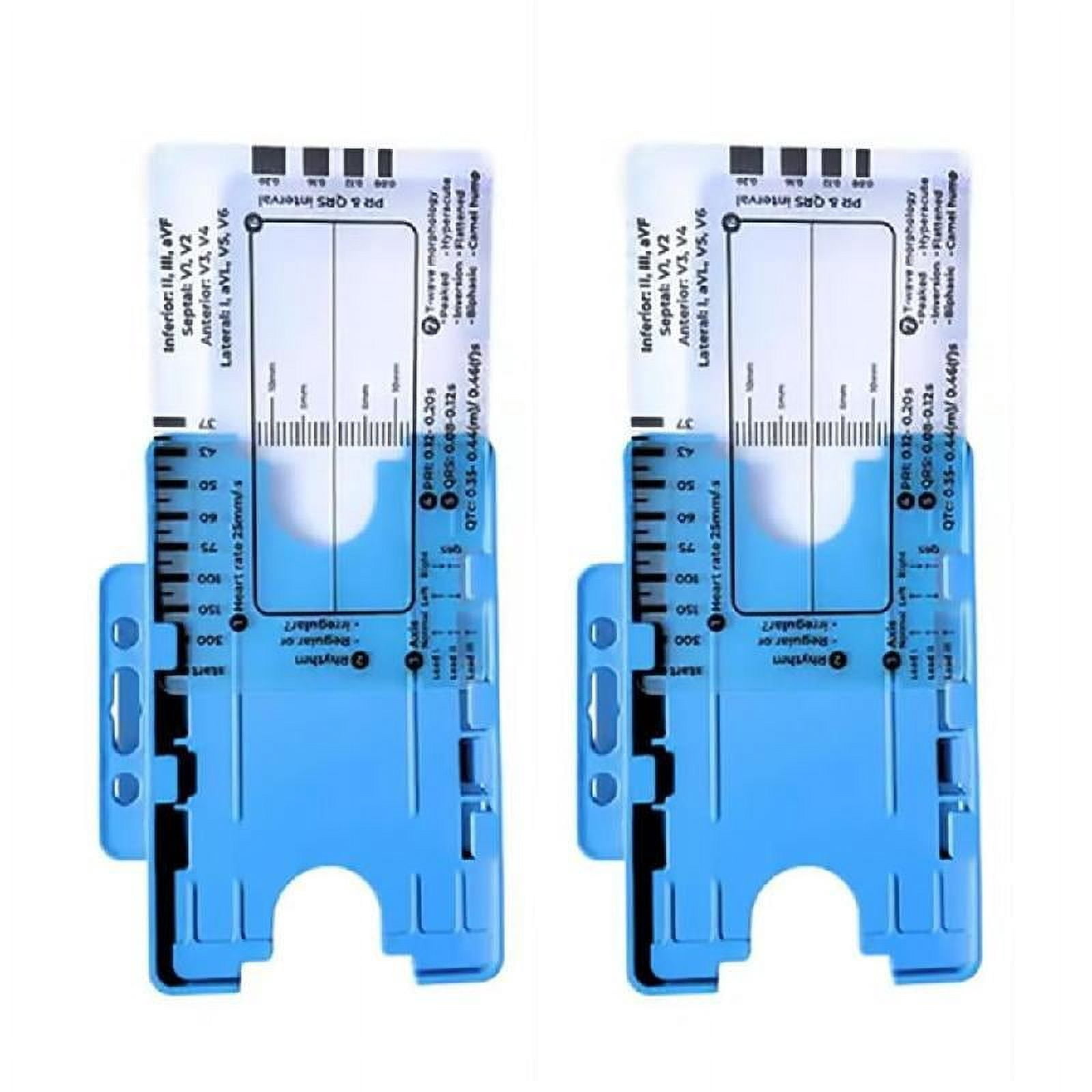 Card Ruler Pocket Card Ruler For Easy Electrocardiogram Assessment Heart Health ...