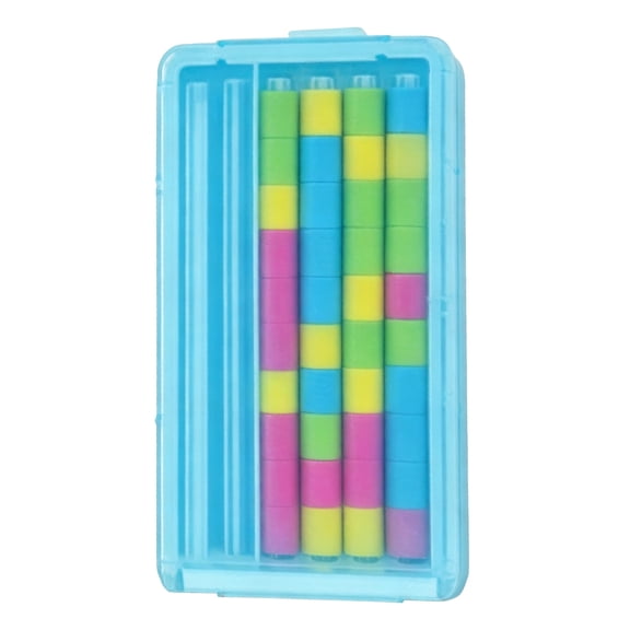 Pocket Carry Mini Color Stack Sort Game, Portable Brain Teaser with 40 Rings for Daily Focus Exercise