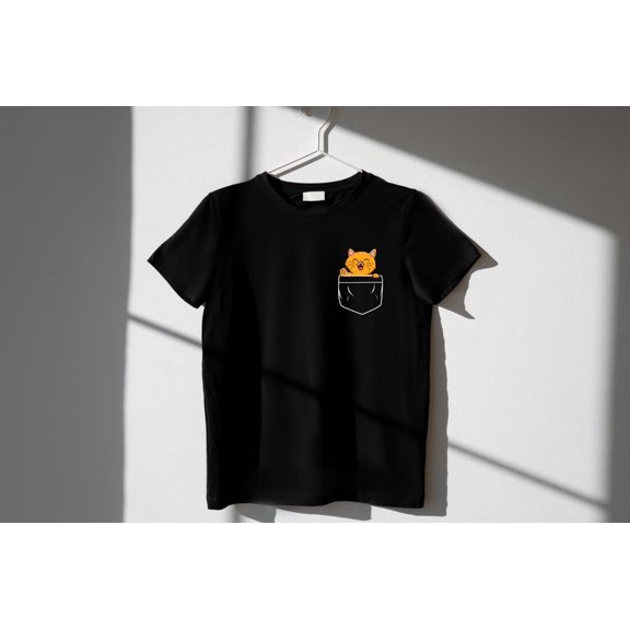Pocket Cat Shirt, Cat Shirt, Cat Lover Shirt, Cat Lover Gift, Gifts for Women, Pocket Cat , Cute Cat Shirt, Cat Mom Shirt, Cat Dad All Size S-5Xl