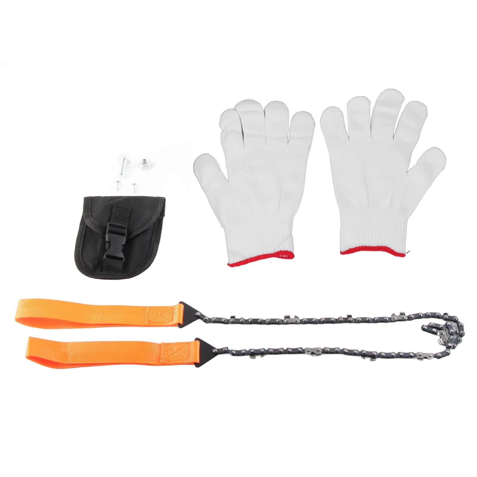 Pocket Chainsaw 26in Tree Limb Hand Rope Chain Saw 11 Blades High