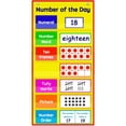 thumbnail image 1 of Pocket Chart for Daily Math Numbers, Featuring a Small Design Suitable for Math Classrooms, Includes 33 Dry Erase Cards Ideal for Homeschooling And Compact Areas (In Yellow)., 1 of 8