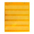 thumbnail image 1 of Pocket Chart Double-Sided Hanging Schedule Pocket Chart Yellow, 1 of 8