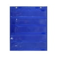 thumbnail image 1 of Pocket Chart Double Sided with 5+2 Pockets for Daily Schedule,Class Demonstrations,Classroom Office Home Activities 13.75x16.5Inch Blue, 1 of 8