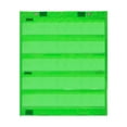 thumbnail image 1 of Pocket Chart Double Sided with 5+2 Pockets for Daily Schedule,Class Demonstrations,Classroom Office Home Activities 13.75x16.5Inch Green, 1 of 9