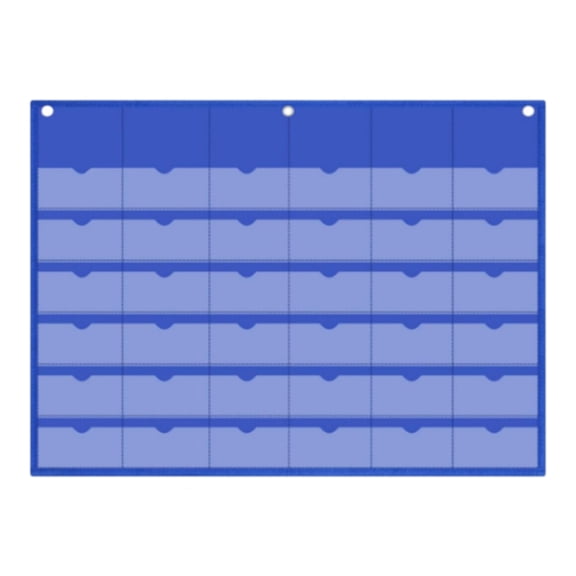 Pocket Chart File Organizer Business Card Holder Durable Oxford Cloth Large Capacity for Classroom Office Dorm