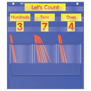 SCHOLASTIC TEACHING RESOURCES COUNTING CADDIE AND PLACE VALUE POCKET CHART GR K-3