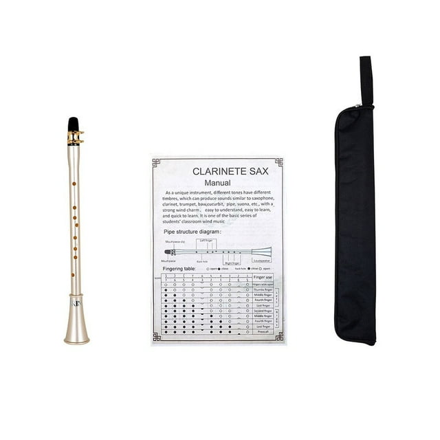 Pocket Eb Kit Portable Sax With Carrying Bag Chart For