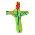 thumbnail image 1 of Pocket Cross-Comforting Clay-Multiple Blessings-Green (3"), 1 of 1