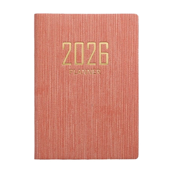 Pocket Daily Planner Notebook, Travel Diary, A7 Pocket Planner, 2026 Daily Organizer, Compact Travel Scheduler,2026 Weekly & Monthly Planner, Small Daily Planner,for Work,Office Use,Pink,4.17x3.07"