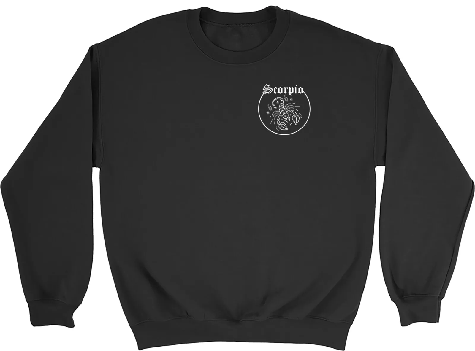 Pocket Design Zodiac Scorpio Mens Womens Sweatshirt Jumper Gift