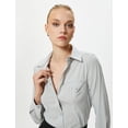 thumbnail image 1 of Pocket Detail Buttoned Long Sleeve Shirt, 1 of 6