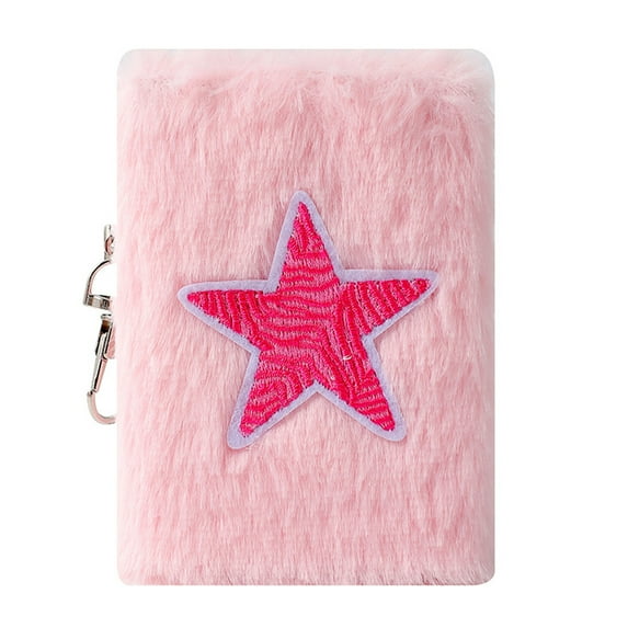 Pocket Diary Notebook Friendly Miniature Memo Book Plush Exterior Design Notebook For Artists Writers