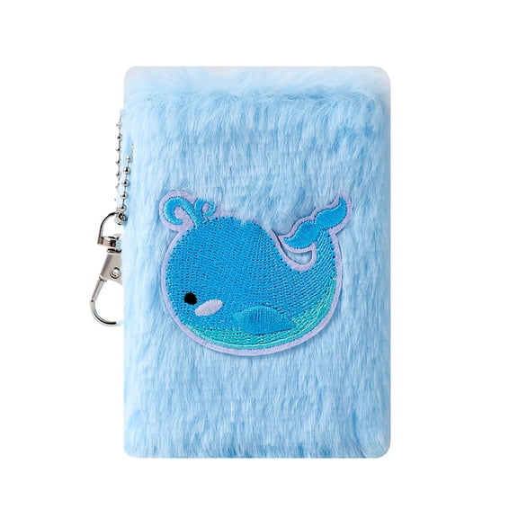 Pocket Diary Notebook Friendly Miniature Memo Book Plush Exterior Design Notebook For Artists Writers