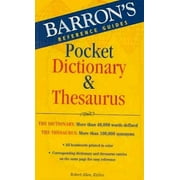 Pocket Dictionary & Thesaurus (Paperback)