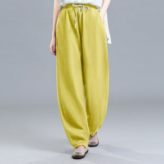 Pocket Elastic Breathable Trousers Loose Waist Pant Womens Pants Sweat for Women Pants Pants for Women Work Casual High Waist Womens Pants Casual Work Tall Women Casual Pants for Work Out Pants Women