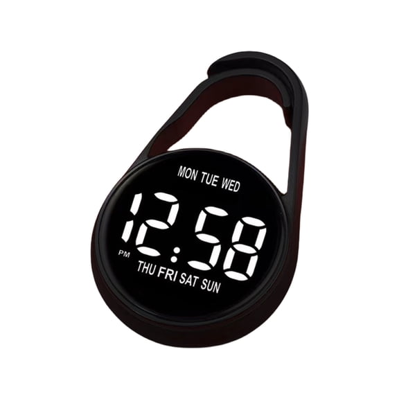 Pocket Electronic Digital Clock For Students Includes Touch screens Watch Feature Night lights for