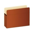 thumbnail image 1 of Pocket File 3.5" Expansion, Legal Size, Red Fiber, 1 of 7