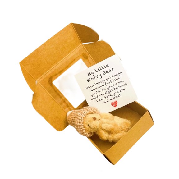 Pocket Friendly Plushes Bear In Box Soft Durability Materials Plushes Toy For Children Event And Celebration