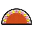 thumbnail image 1 of Pocket Full of Sunshine Sunrise Sunset Applique Multi-Color Embroidered Hook & Loop Patch - 3.5 Inch Large, 1 of 5
