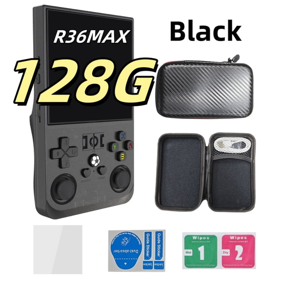 Pocket Gamer R36 MAX: 4.0" IPS, RK3326 Chip, 4500mAh Long Battery, Large Storage, USB Charging, Portable Retro Console, Perfect Birthday Gift