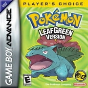 Pocket Gen 3 Leaf Green Version GBA Game, US Version