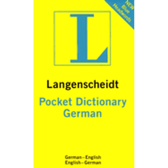 Pre-Owned Pocket German Dictionary: German-English / English-German: In The New German Spelling (Langenscheidt Pocket Dictionaries) (Turtleback) 1585735590 9781585735594