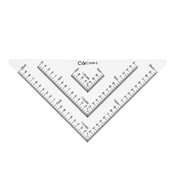 Pocket Grid Acrylic Accurate for Utm, Usng, Coordinates Land Navigation
