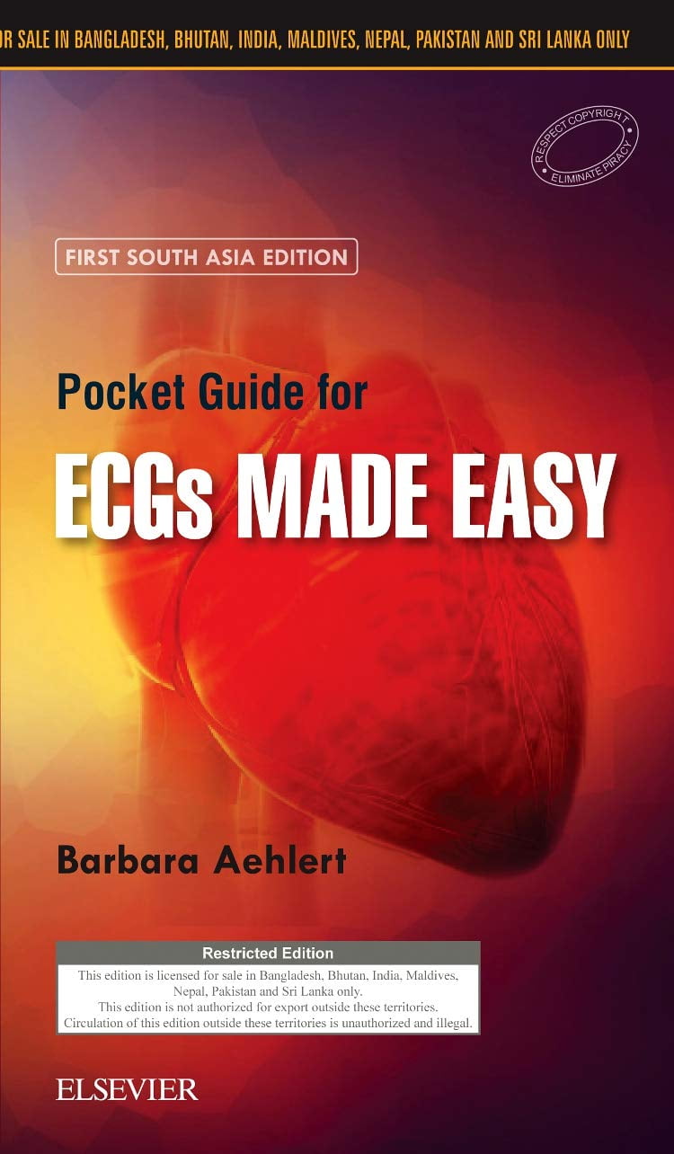 Pocket Guide For ECGs Made Easy: First South Asia Edition - Walmart.com