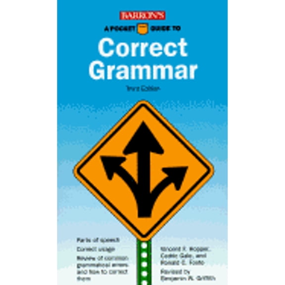 Pre-Owned A Pocket Guide to Correct Grammar (Paperback) 9780812098150