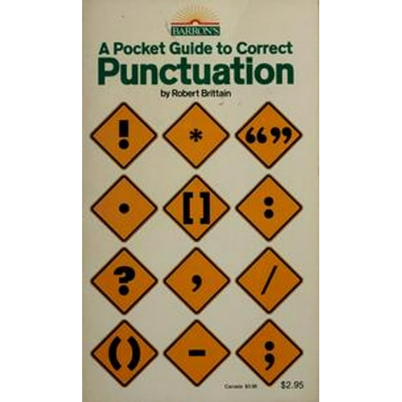 Pre-Owned Pocket Guide to Correct Punctuation (Paperback) 0812025997 9780812025996