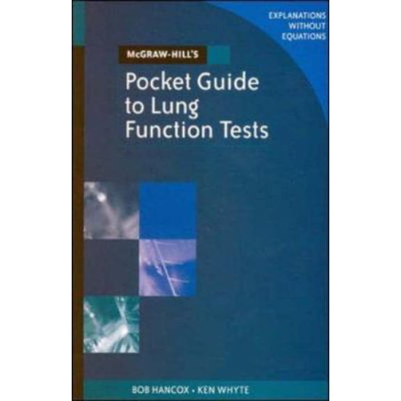 Pre-Owned Pocket Guide to Lung Function Tests (Paperback) 0074709798 9780074709795