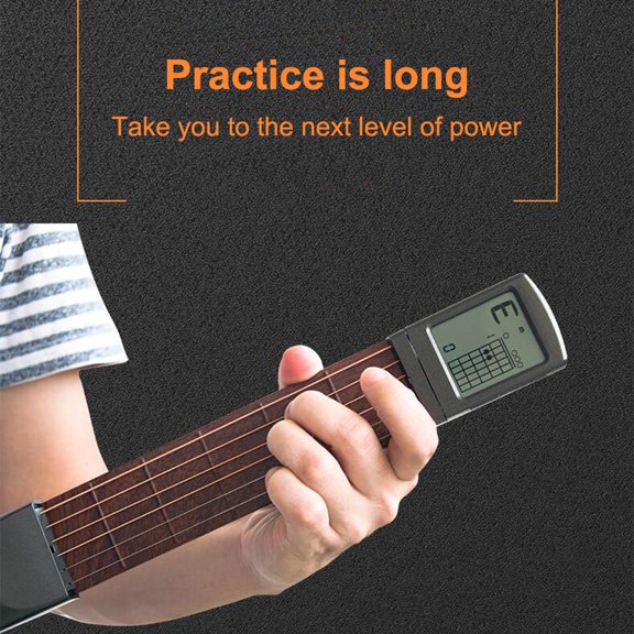 Pocket Guitar, Left Hand Portable Guitar Trainer Guitar Finger Exerciser Guitar Musical Instrument Learning Tool for Beginner